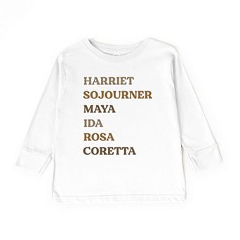 Black History Women Youth Long Sleeve Graphic Tee