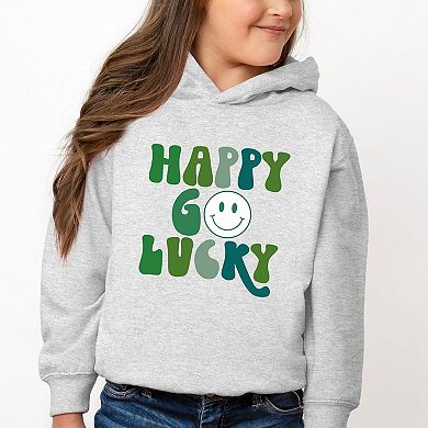Happy Go Lucky Smiley Face Toddler Graphic Hoodie