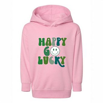 Happy Go Lucky Smiley Face Toddler Graphic Hoodie