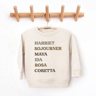 Black History Women Toddler Graphic Sweatshirt