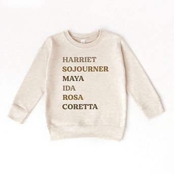 Black History Women Toddler Graphic Sweatshirt