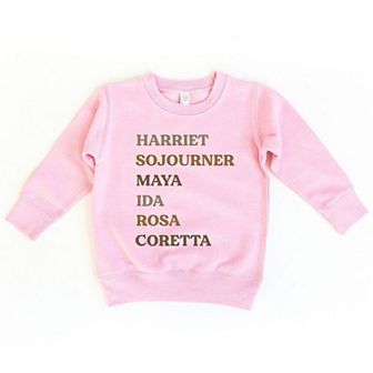 Black History Women Toddler Graphic Sweatshirt
