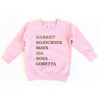Black History Women Toddler Graphic Sweatshirt