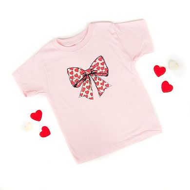 Coquette Hearts Toddler Short Sleeve Graphic Tee