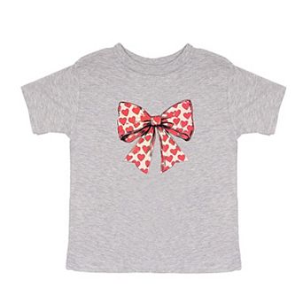 Coquette Hearts Toddler Short Sleeve Graphic Tee
