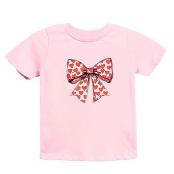 Coquette Hearts Toddler Short Sleeve Graphic Tee