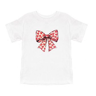 Coquette Hearts Toddler Short Sleeve Graphic Tee