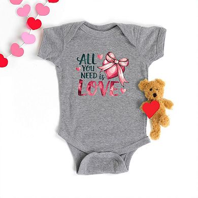 All You Need Is Love Coquette Baby Bodysuit