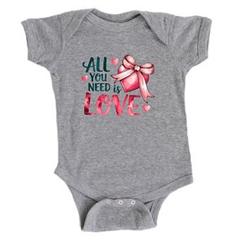 All You Need Is Love Coquette Baby Bodysuit