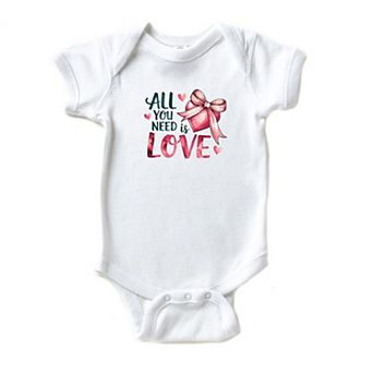 All You Need Is Love Coquette Baby Bodysuit