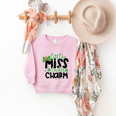 Little Miss Lucky Charm Toddler Graphic Sweatshirt