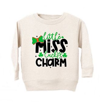 Little Miss Lucky Charm Toddler Graphic Sweatshirt