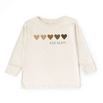 Equality Toddler Long Sleeve Graphic Tee