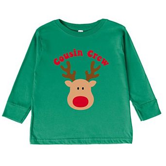 Cousin Crew Reindeer Toddler Long Sleeve Graphic Tee
