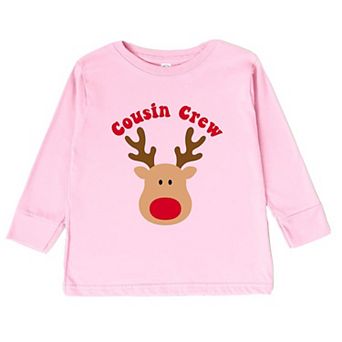 Cousin Crew Reindeer Toddler Long Sleeve Graphic Tee