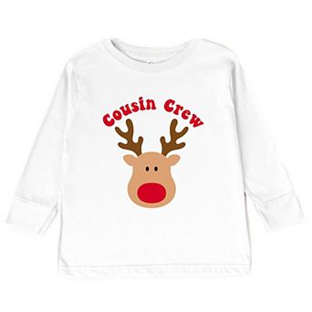 Cousin Crew Reindeer Toddler Long Sleeve Graphic Tee