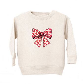 Coquette Hearts Toddler Graphic Sweatshirt
