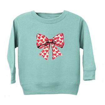 Coquette Hearts Toddler Graphic Sweatshirt