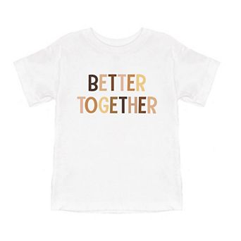 Better Together Equality Toddler Short Sleeve Graphic Tee