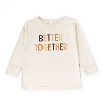Better Together Equality Toddler Long Sleeve Graphic Tee