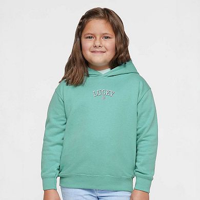 Embroidered Lucky Clover Toddler Graphic Hoodie