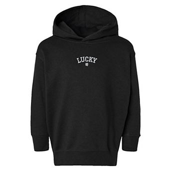 Embroidered Lucky Clover Toddler Graphic Hoodie