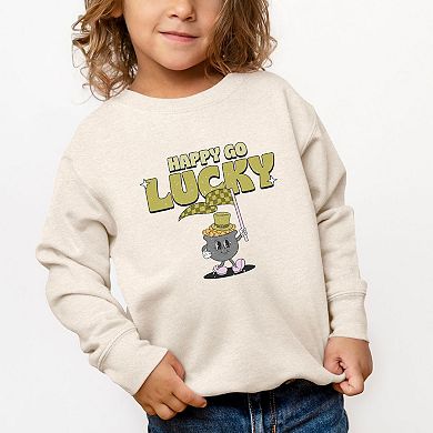 Happy Go Lucky Pot Of Gold Toddler Graphic Sweatshirt