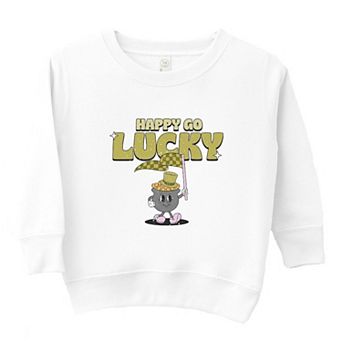 Happy Go Lucky Pot Of Gold Toddler Graphic Sweatshirt