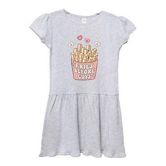 Fries Before Guys Toddler Girl Dress