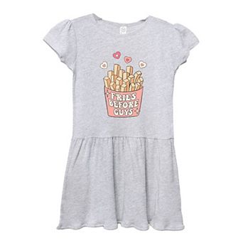 Fries Before Guys Toddler Girl Dress