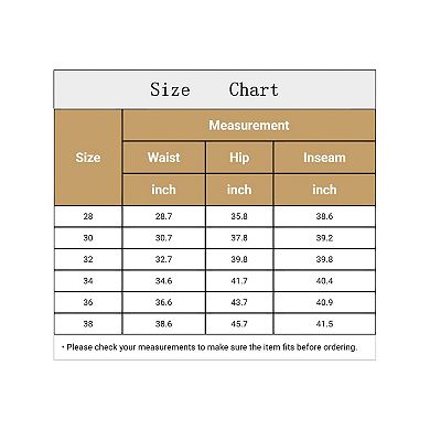 Dress Pants for Men's Classic Fit Solid Stretch Flat Front Expandable Waist Work Business Trousers