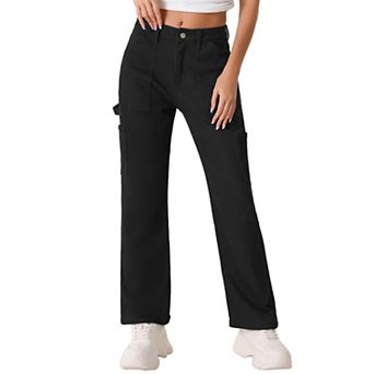 Cargo Pants for Women's High Waist Baggy Street Casual Fashion Pants with Pockets