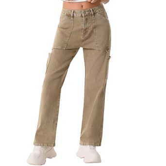 Cargo Pants for Women's High Waist Baggy Street Casual Fashion Pants with Pockets