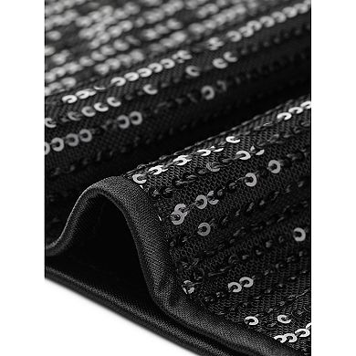 Sequin Tops for Women's Sparkle Glitter Long Sleeve Cold Shoulder Party Tunic Tops