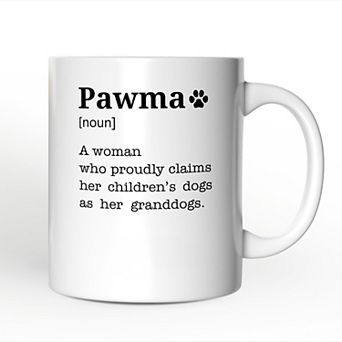 Pawma Definition Mug, Funny Dog Lovers Mom Gift