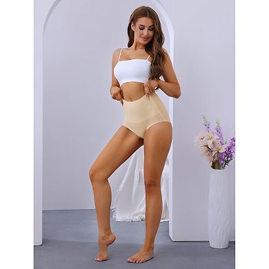 Women's High Waist Full Coverage Brief Tummy Control Underwear Panty