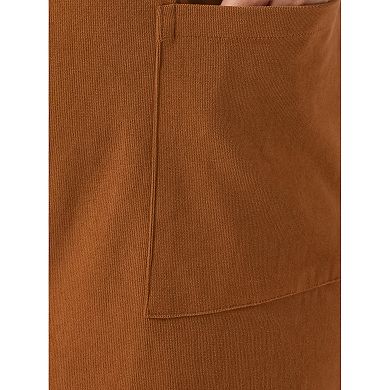 Plus Size Women's Corduroy Overalls Adjustable Straps Overall Fashion Jumpsuit with Pockets