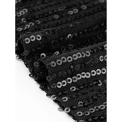 Plus Size Sequin Tops for Women Metallic Sparkle Sleeveless Spaghetti Strap Cami Party Tank Tops