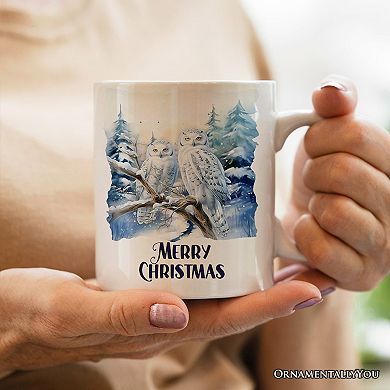 Snowy Owl Mug, Grand Arctic Majesty Christmas Gift