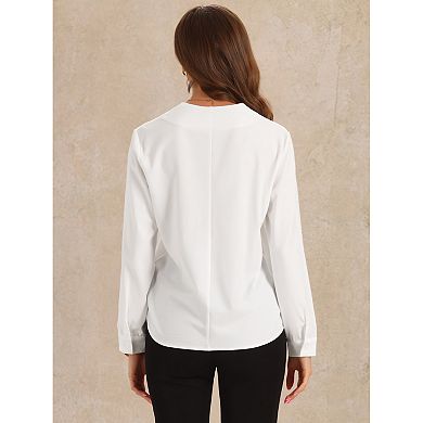 Back in Business V-Neck Blouse