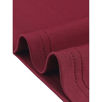 Plus Size Women's Basic Maxi Dresses Turtleneck Long Sleeve Bodycon Party Long Pencil Dress