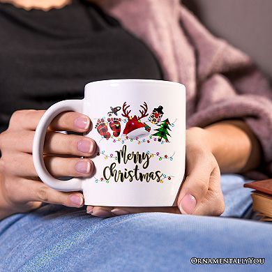 Baby Christmas Buffalo Plaid Mug Gift