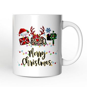 Postal Worker Buffalo Plaid Mug Christmas Gift