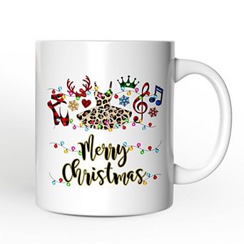 Ballet Buffalo Plaid Christmas Mug, Dance Teacher Gift