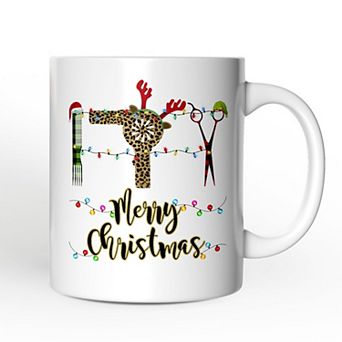 Hairdresser Buffalo Plaid Mug Christmas