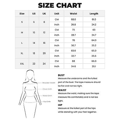 Women's Solid Flare Skirt High Waist Casual Work A-Line Midi Skirts