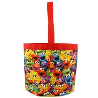 Sesame Street Elmo Collapsible Bucket Tote Bag