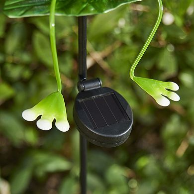 Glitzhome 39"H Versatile Solar Frog Yard stake