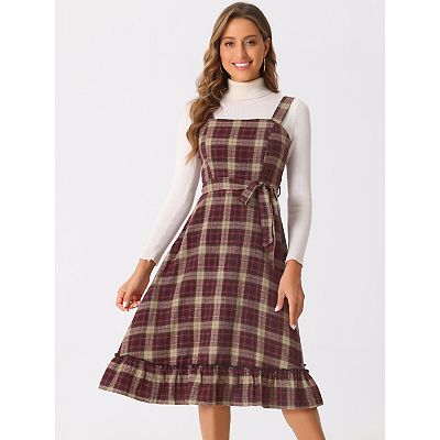 womens plaid dress Lovely Off Shoulder Dark Green/Blue Short Graduation Dress for Teens S –  Siaoryne main image 0