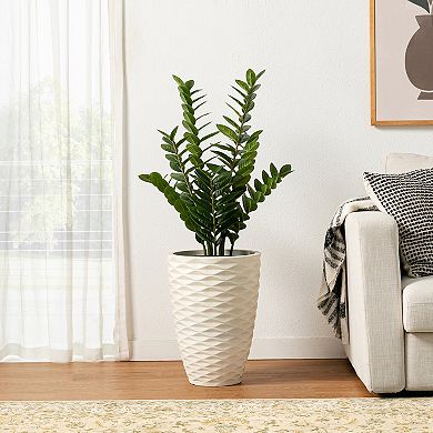 Glitzhome 2.75ft. Realistic Faux Money Tree in Pot
